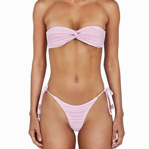 Bamba Swim Ursula Top and Rio Bottoms - Pink Salt